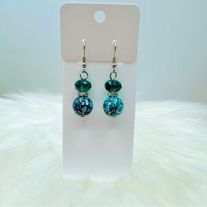 Multicolored Beaded Earrings Style 1